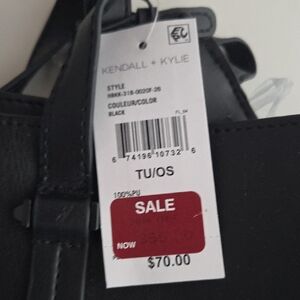 Kendall & Kylie Elegant Black Tote